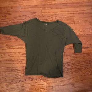 Olive green basic shirt